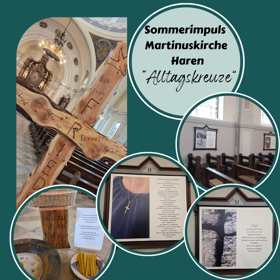 Sommerimpuls St. Martinus Haren "Alltagskreuze"